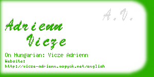 adrienn vicze business card